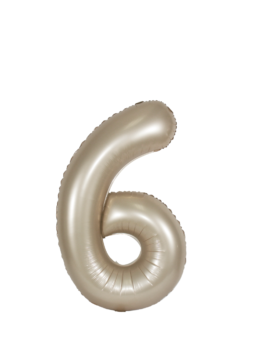 34in Number Balloons: Champagne