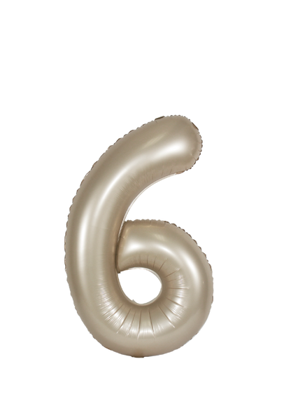 34in Number Balloons: Champagne