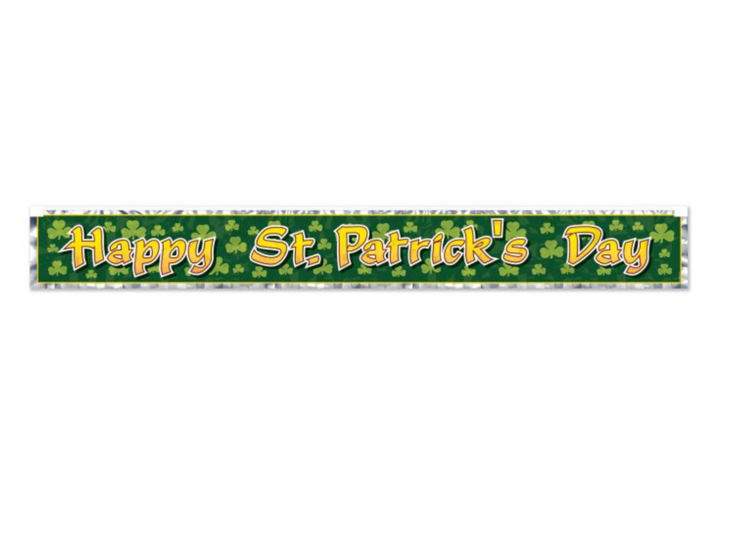 Met Happy St Patrick's Day Fringe Banner