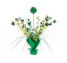 Shamrock Gleam 'N Spray Centerpiece 15in