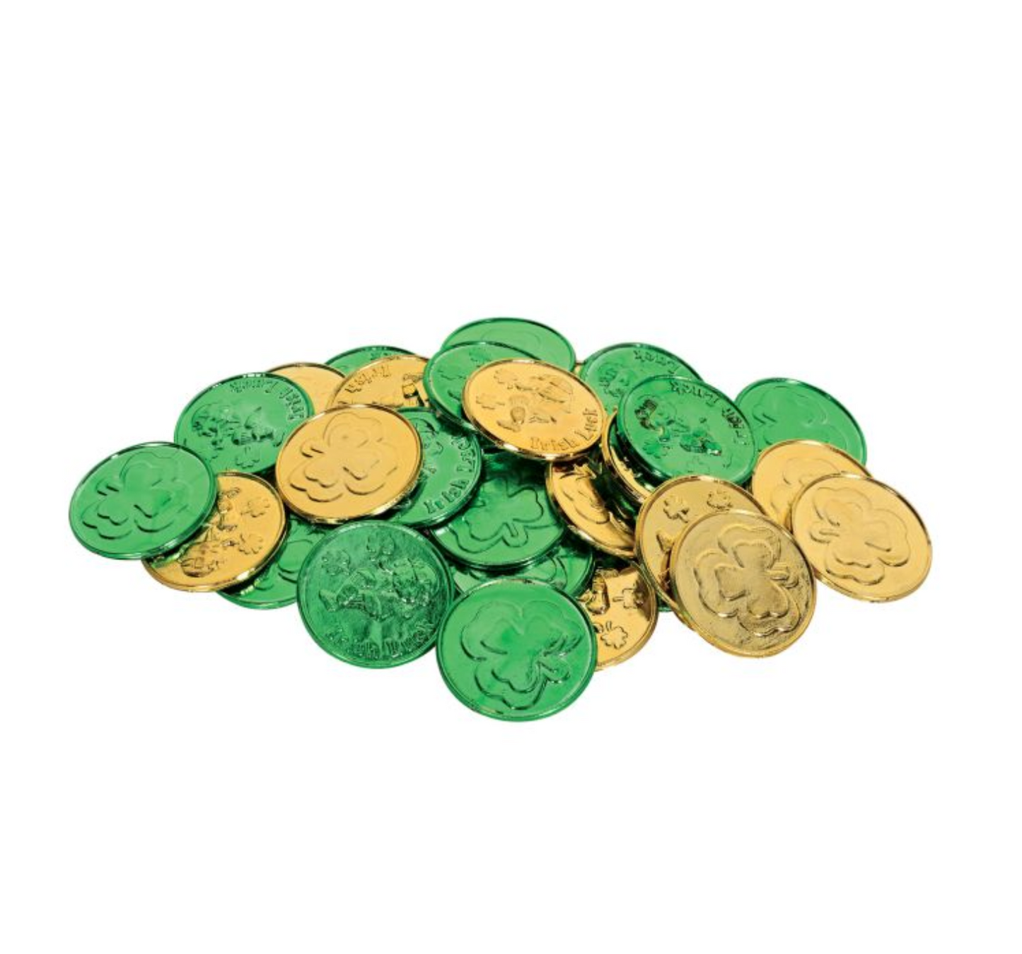 Lucky Leprechaun Plastic Coins 40ct
