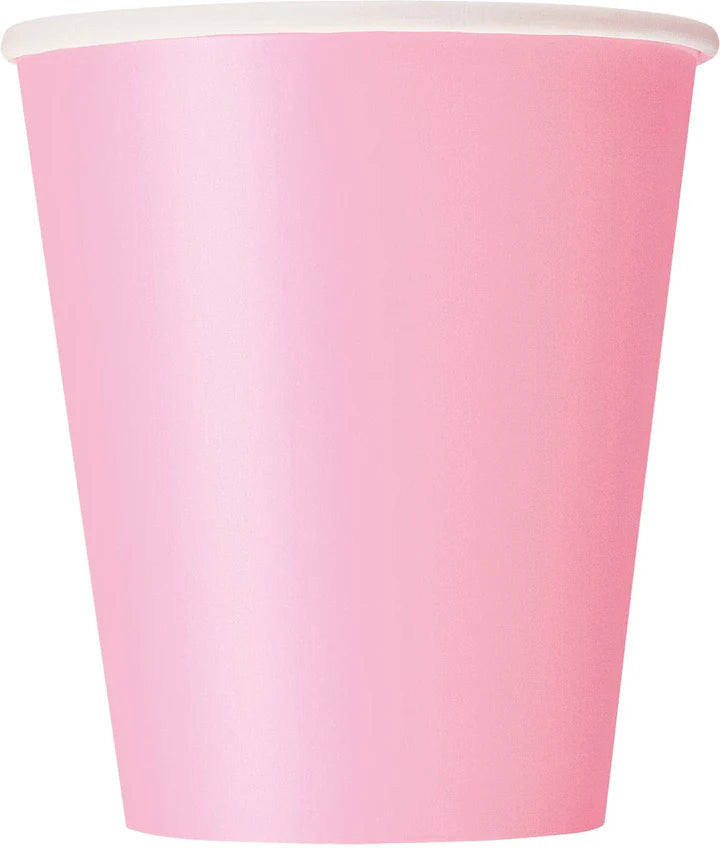 Pink 9oz Paper Cups 20ct