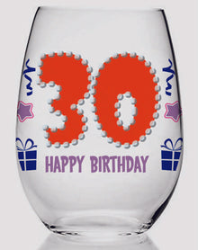 Stemless Wine Glass - 30