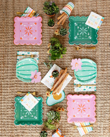 Fiesta Cacti Pattern Guest Towels 24ct
