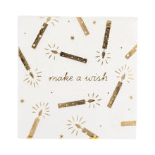 Make a Wish Candles Cocktail Napkin