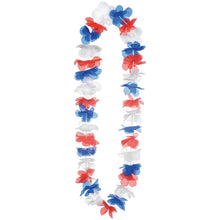 Red, White, and Blue Lei 6ct
