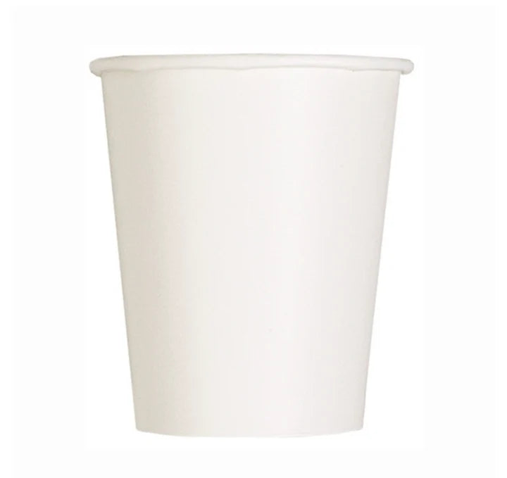 White 9oz Paper Cups 20ct
