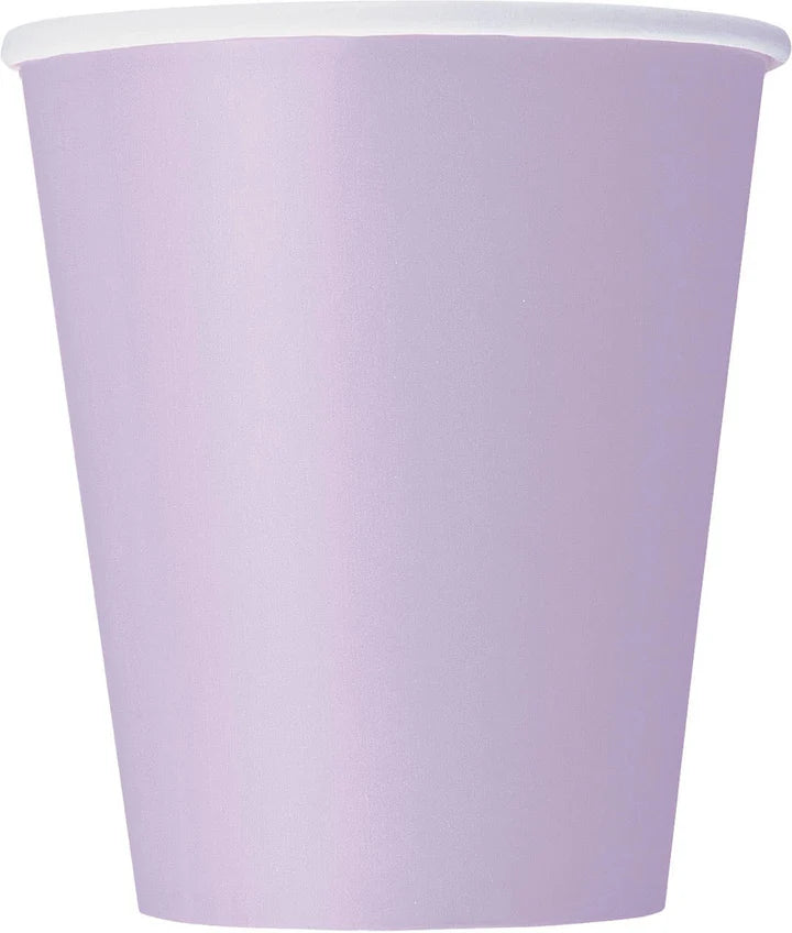 Lavender 9oz Paper Cups 20ct