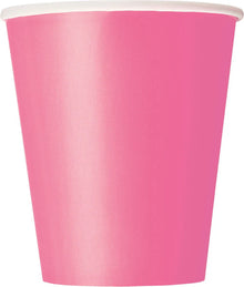 Hot Pink 9oz Paper Cups 20ct
