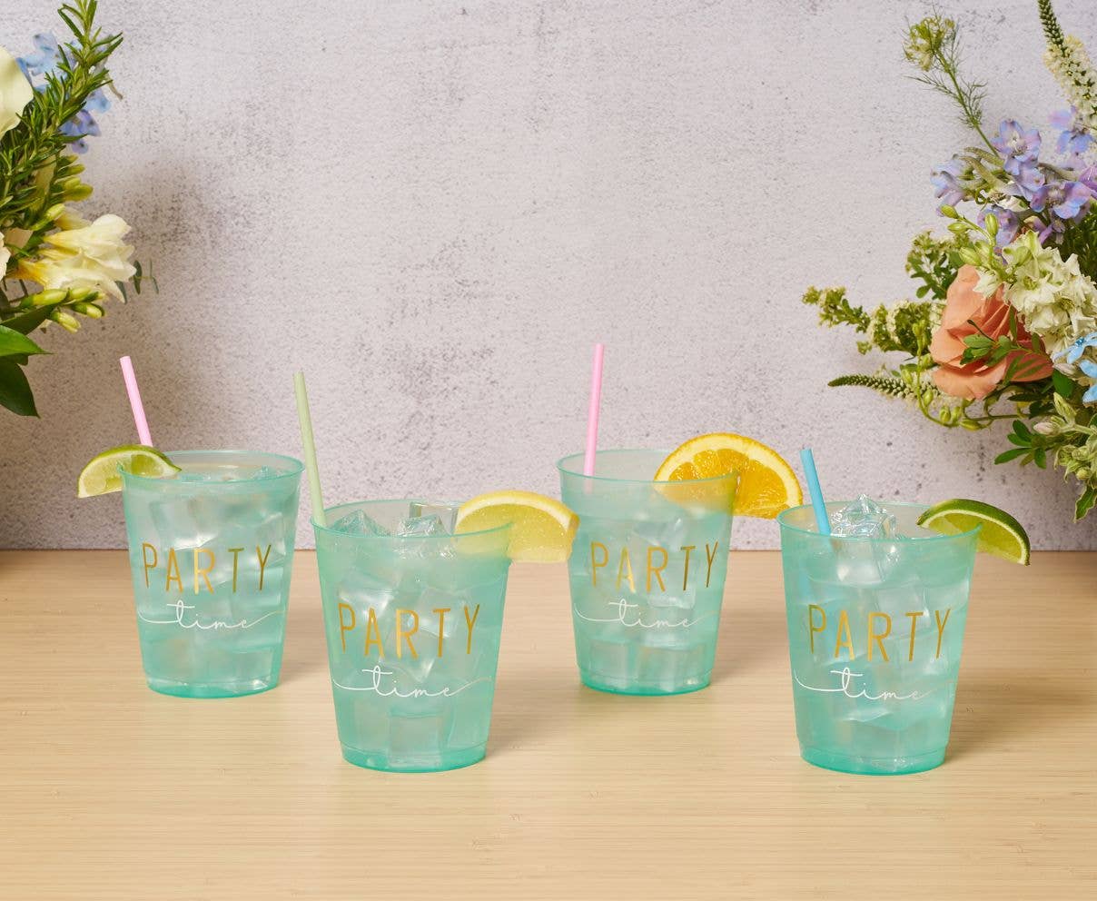 Cocktail Cheers Frost Flex Cups/8pk - Party Time