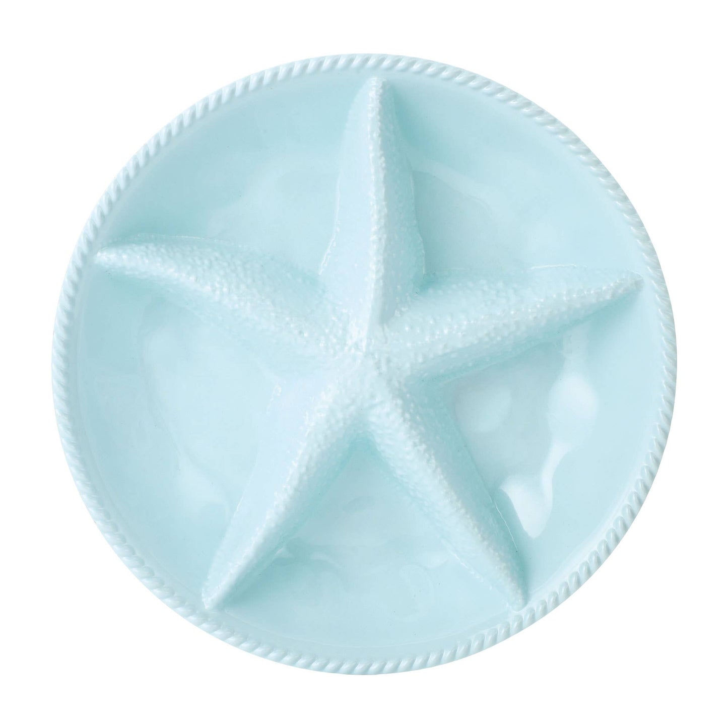 Indigo 14" Starfish Melamine Platter