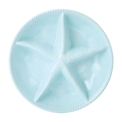 Indigo 14" Starfish Melamine Platter