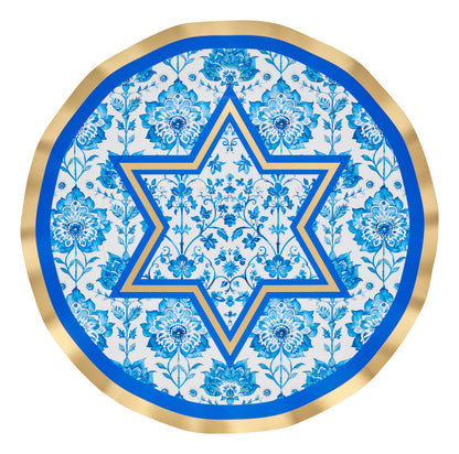 Hanukkah Toile Dinner Plates/8pk