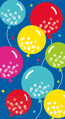 Balloon Cheer Guest Towels 24ct