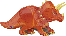 #009 Red Triceratops 42in SuperShape Balloon