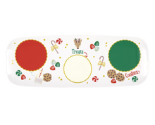 Gingerbread Christmas Plastic Serving Tray - Foil Stamping
