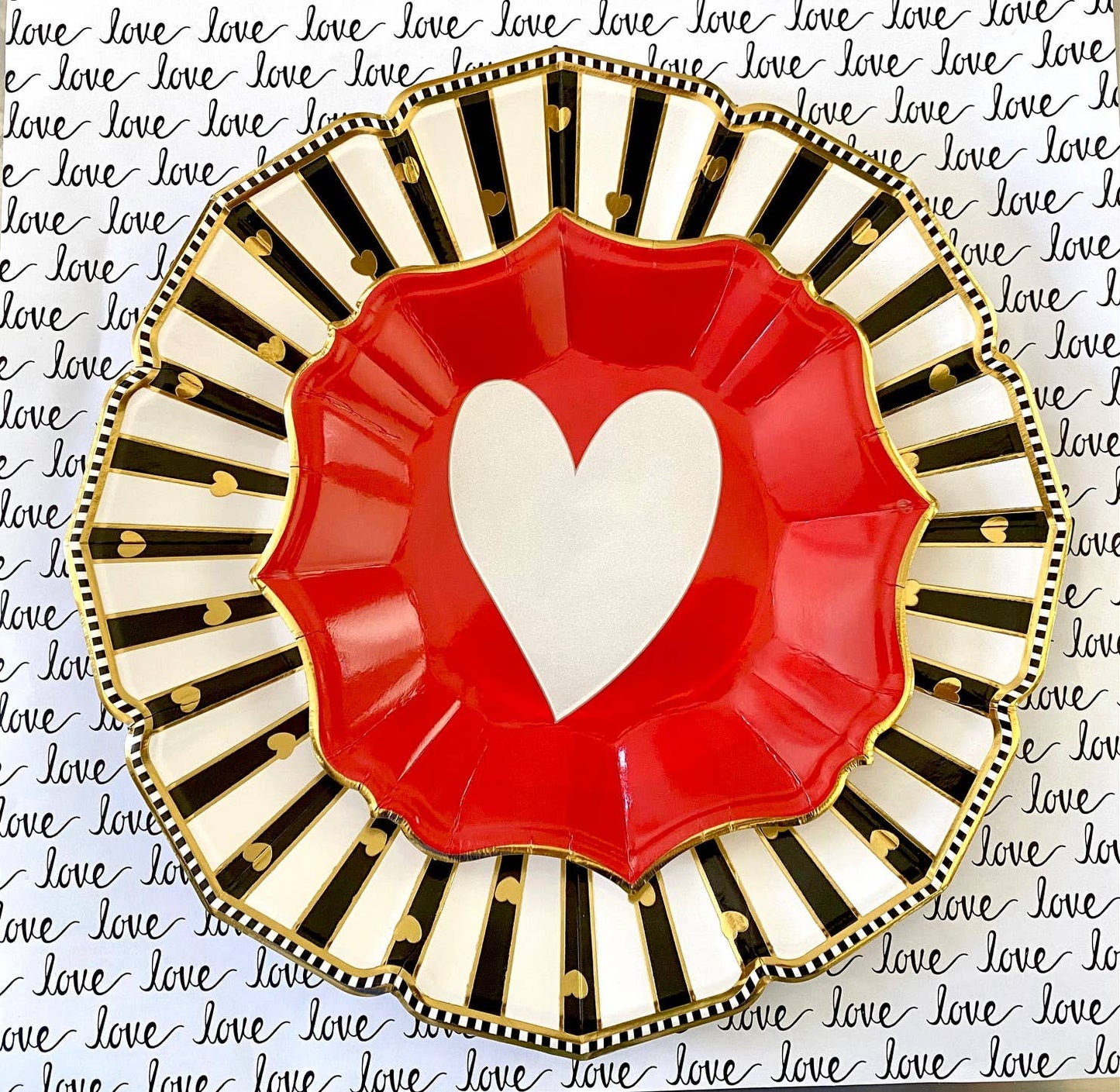 8 Love Dinner Plates