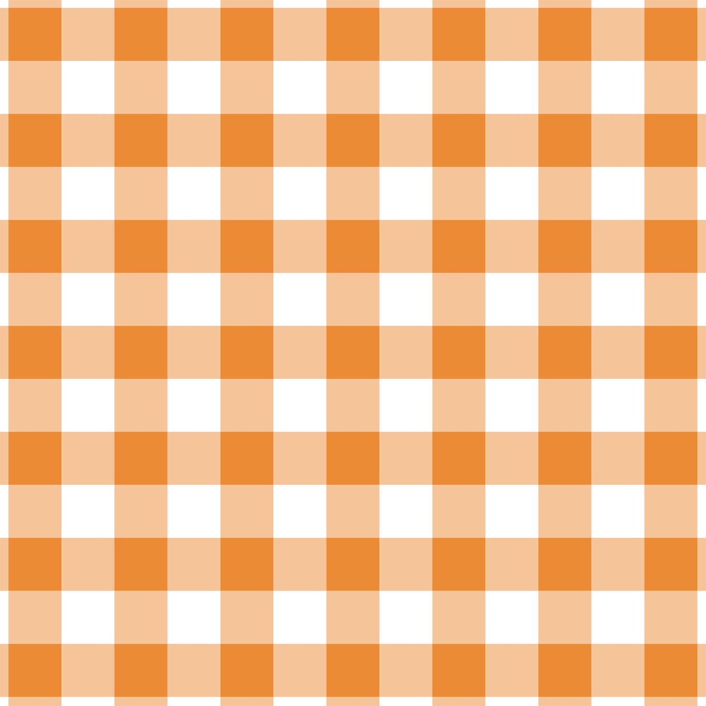Beau Bottles Orange and White Gingham - La Marca Edition