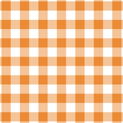 Beau Bottles Orange and White Gingham - La Marca Edition