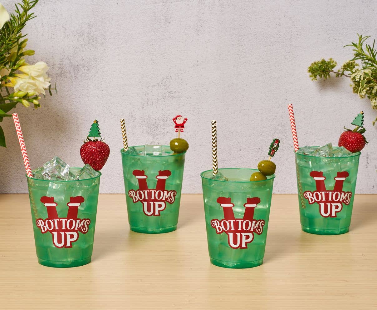 Santa Large Cocktail Picks/30pk
