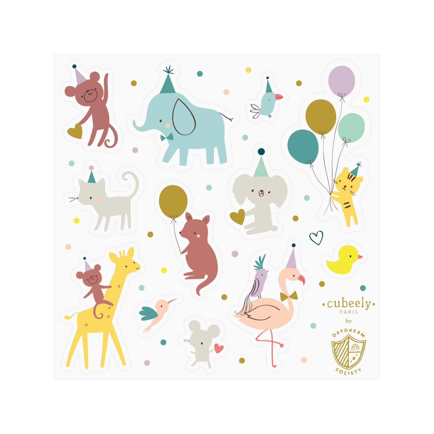 Little Celebrations Stickers 4 Sheets