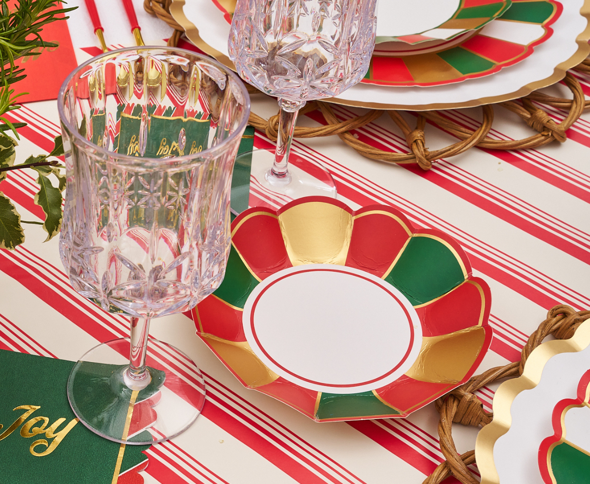 Joyful Christmas 6.5in Appetizer/Dessert Bowls 8ct