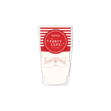 Believe Santa Face With Handle Paper Party Cup 8ct