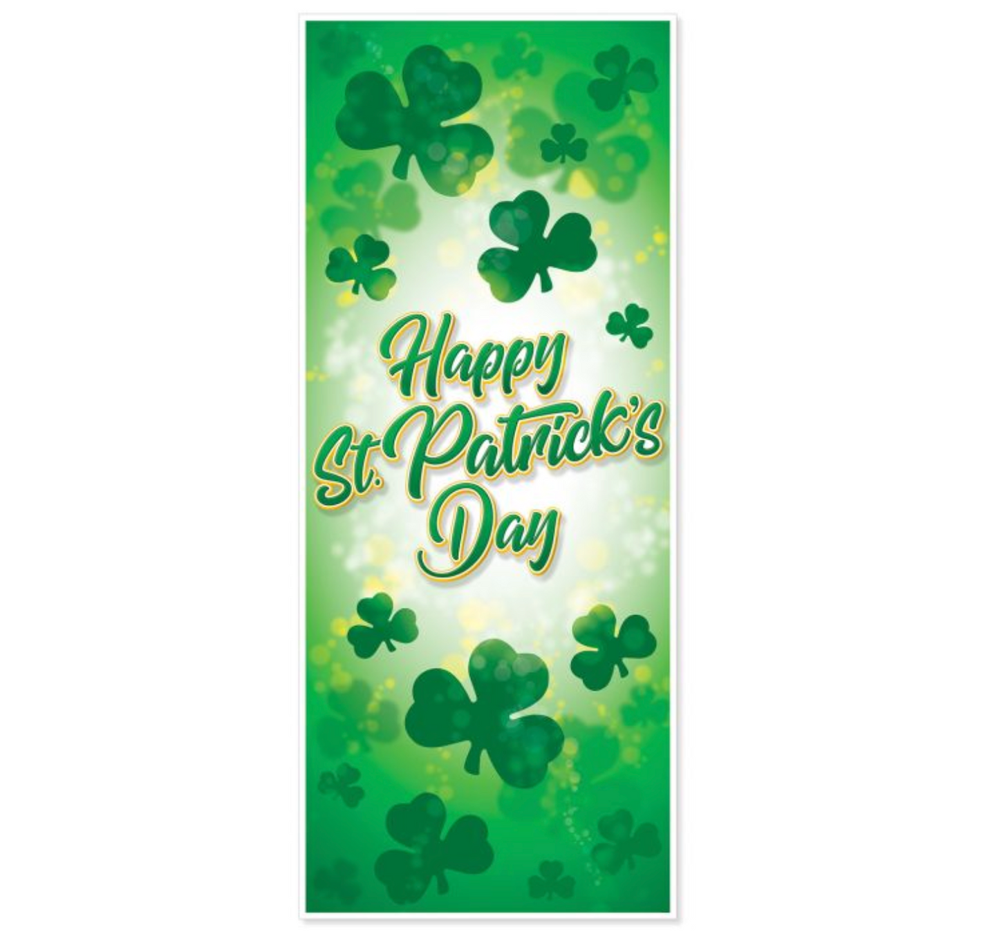 Happy St Patrick's Day Door Cover 6ft x 30in