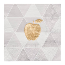 Golden Apple Paper Cocktail Napkin/26pk