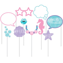Mermaid Shine Photo Booth Prop 10ct
