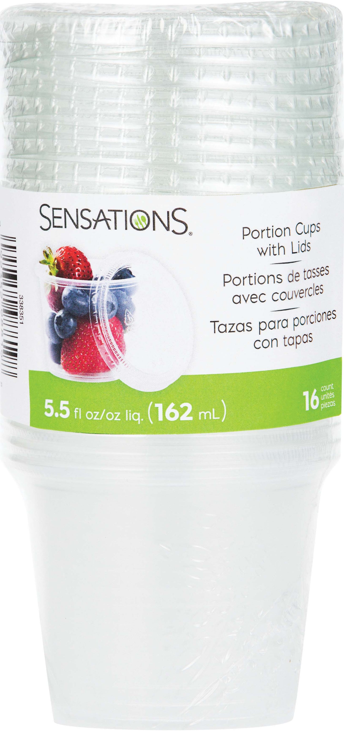 Portion Cups with Lids 5.5oz 16ct
