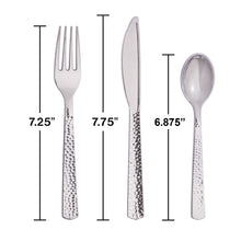 Metallic Hammered Assorted Cutlery 24ct