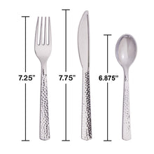 Metallic Hammered Assorted Cutlery 24ct