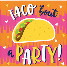 Fiesta Fun Beverage Napkins Taco 16ct