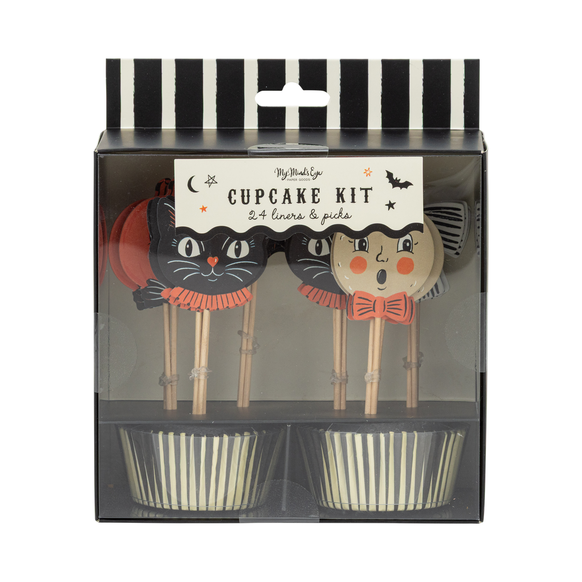 Vintage Halloween Characters Cupcake Kit
