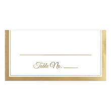 Place Card w/Gold Trim 50ct