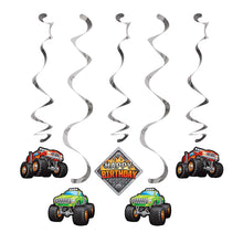 Monster Truck Rally Dizzy Danglers 5ct