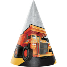 Big Dig Construction Hat Child 8ct