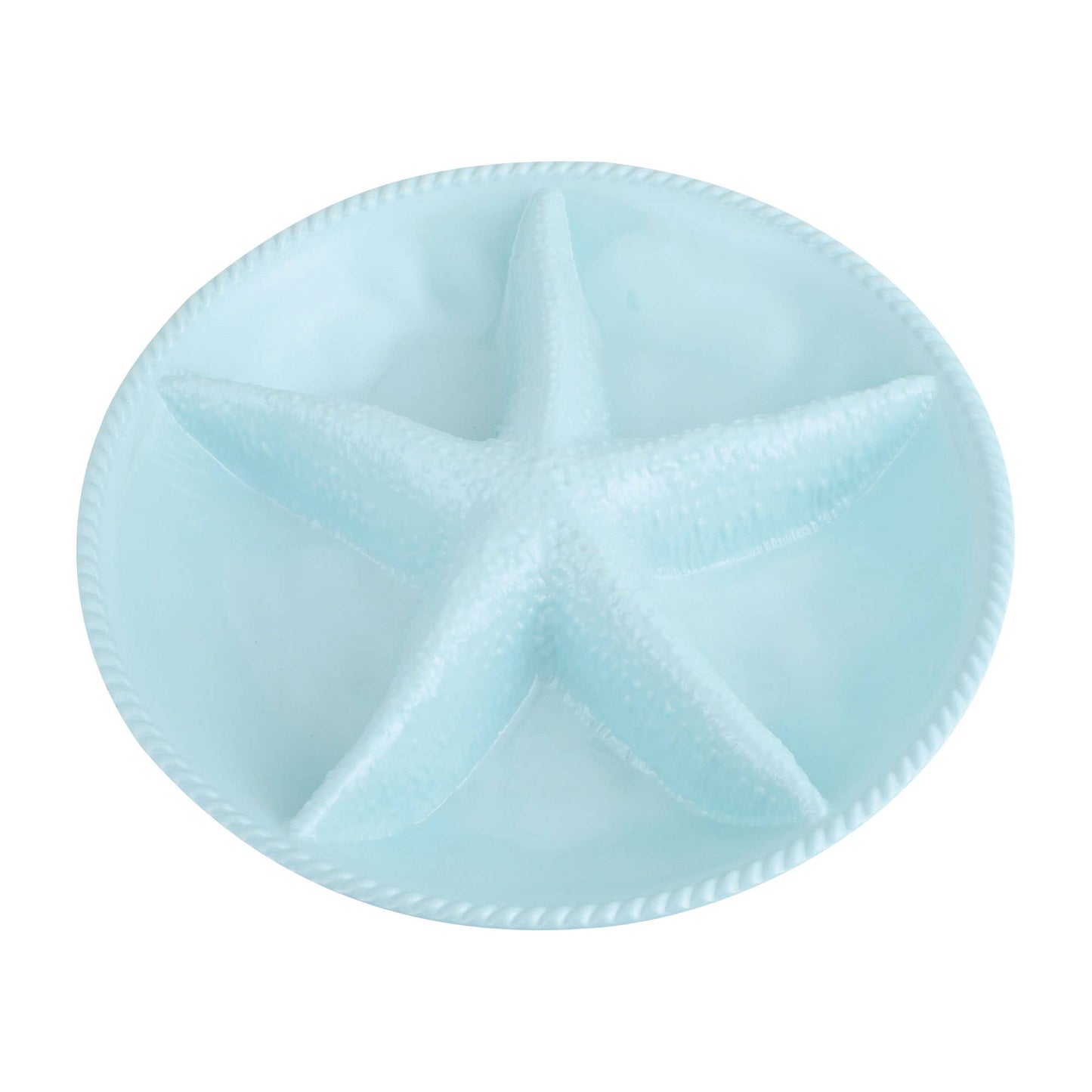 Indigo 14" Starfish Melamine Platter