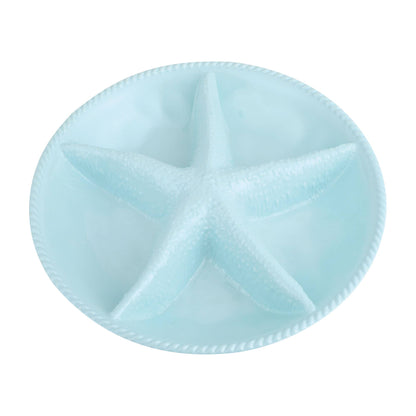 Indigo 14" Starfish Melamine Platter