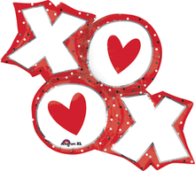#446 XO Dots 33in Balloon