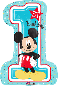 Mickey 1st Birthday 28in Balloon