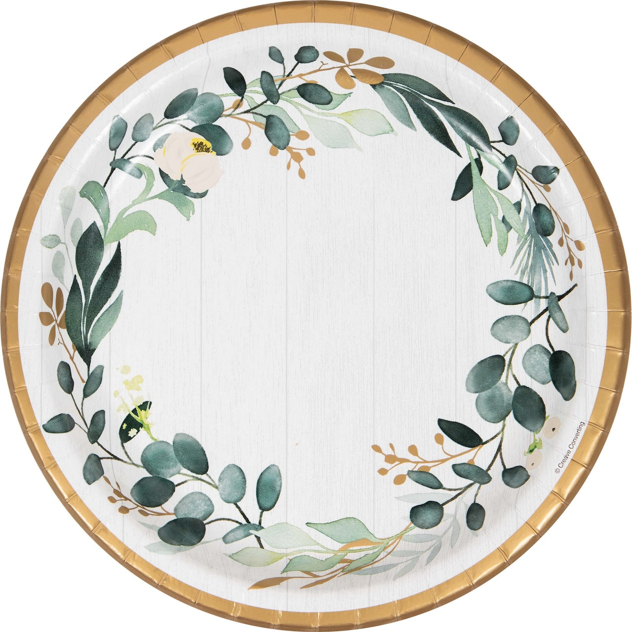 Eucalyptus Greens 10in Plates 8ct