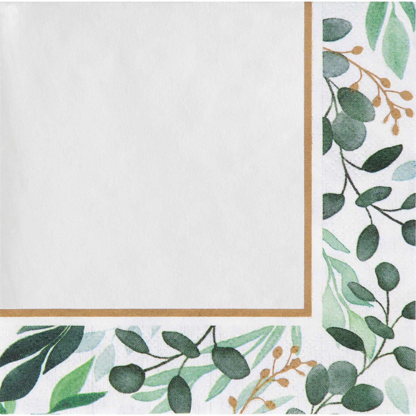 Eucalyptus Greens Beverage Napkins 16ct