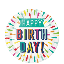 Birthday Burst 7in Plates 8ct