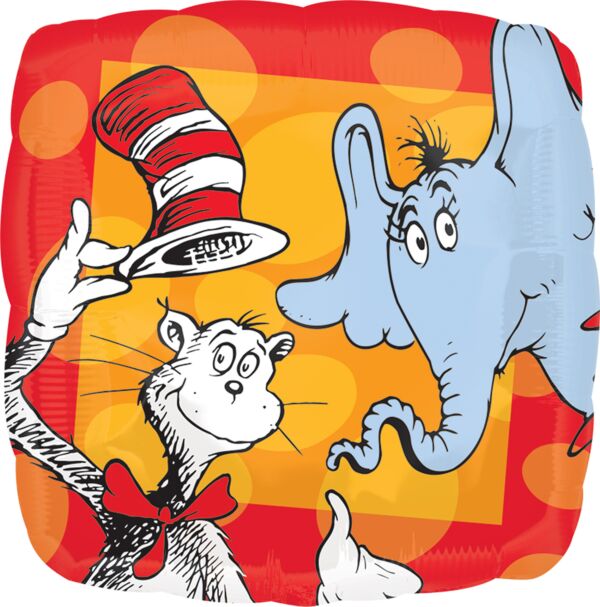 #338 Dr Seuss 17in Balloon