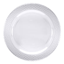 Premium Plastic Pebble Clear Plates 10ct