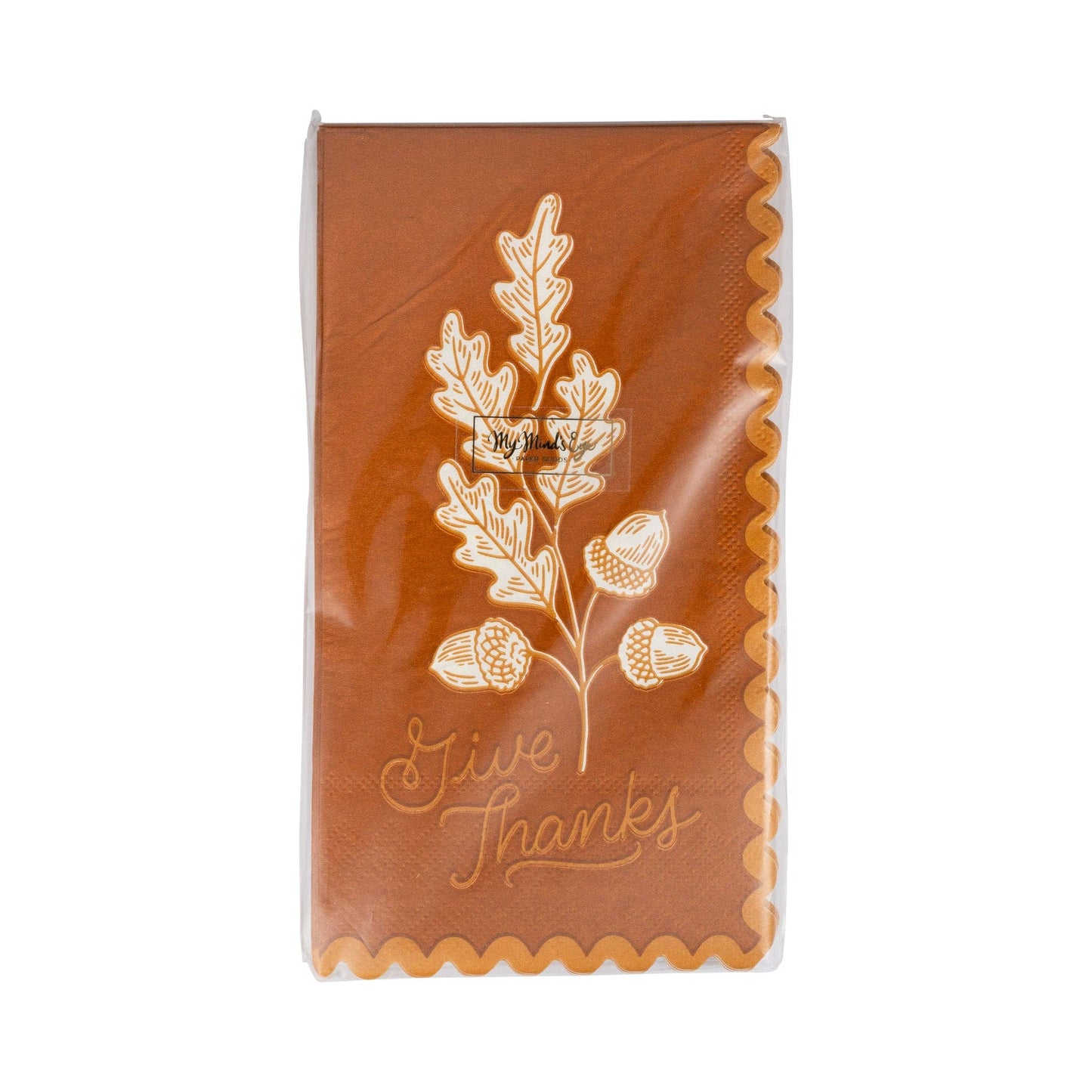 Acorns Give Thanks Guest Towels 24ct