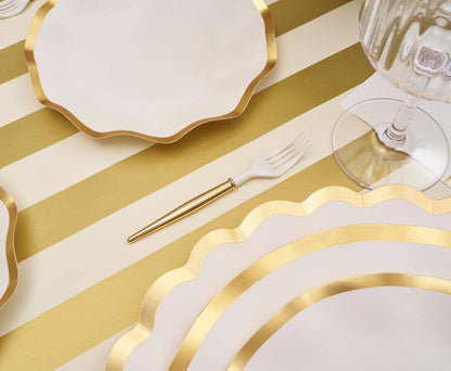 Gold Bella Plastic 5" Cocktail Forks 20ct