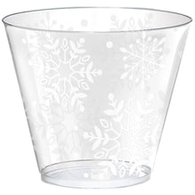 Snowflake 9oz Plastic Tumblers 40ct